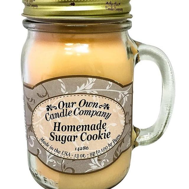 Our Own Candle Company Homemade Sugar Cookie Scented 13 Ounce Mason Jar Candle