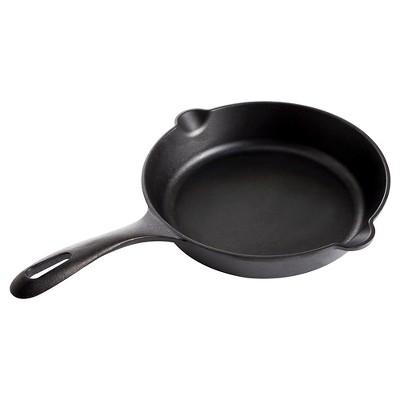 Victoria Preseasoned Cast Iron Skillet with Pour Spouts - 10"