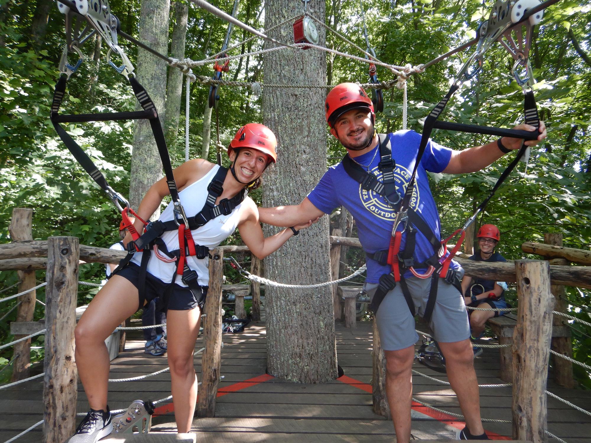 Zip Lining.