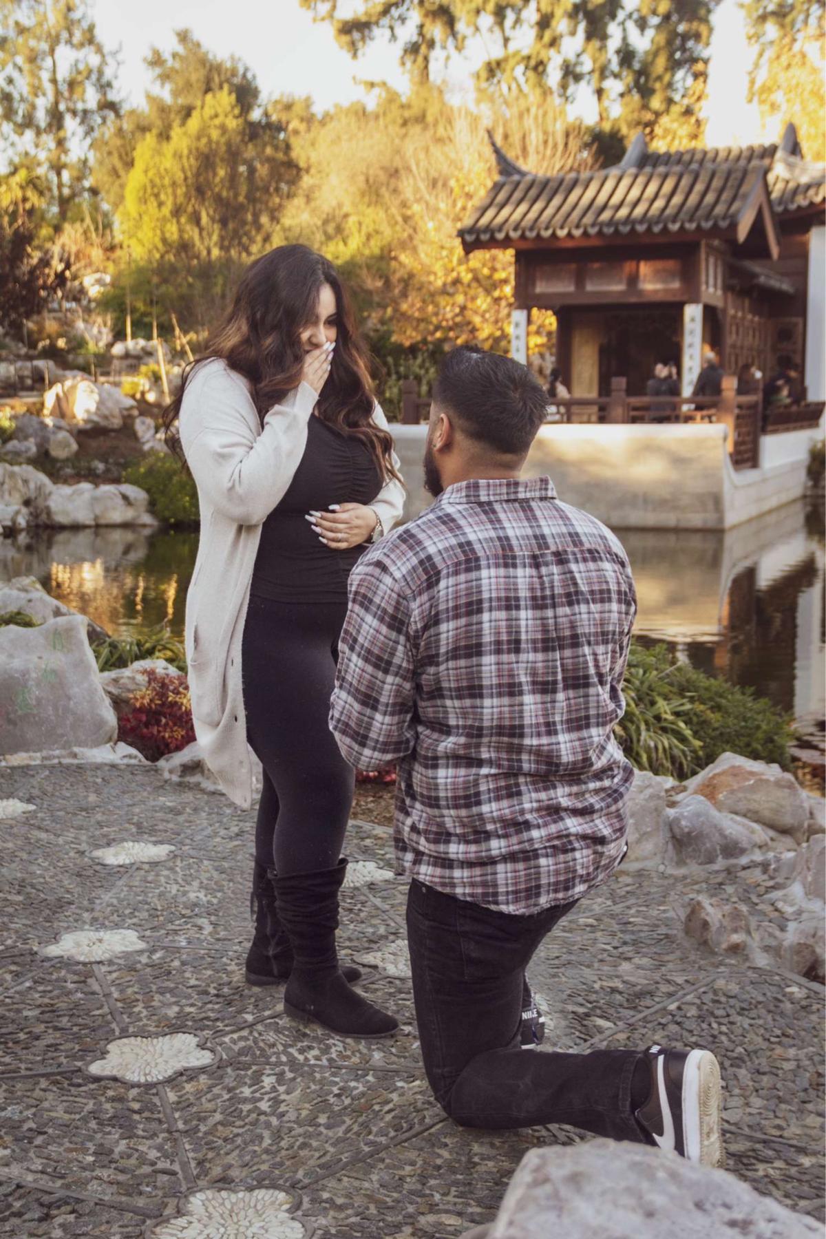 The moment Andrew proposed 💍