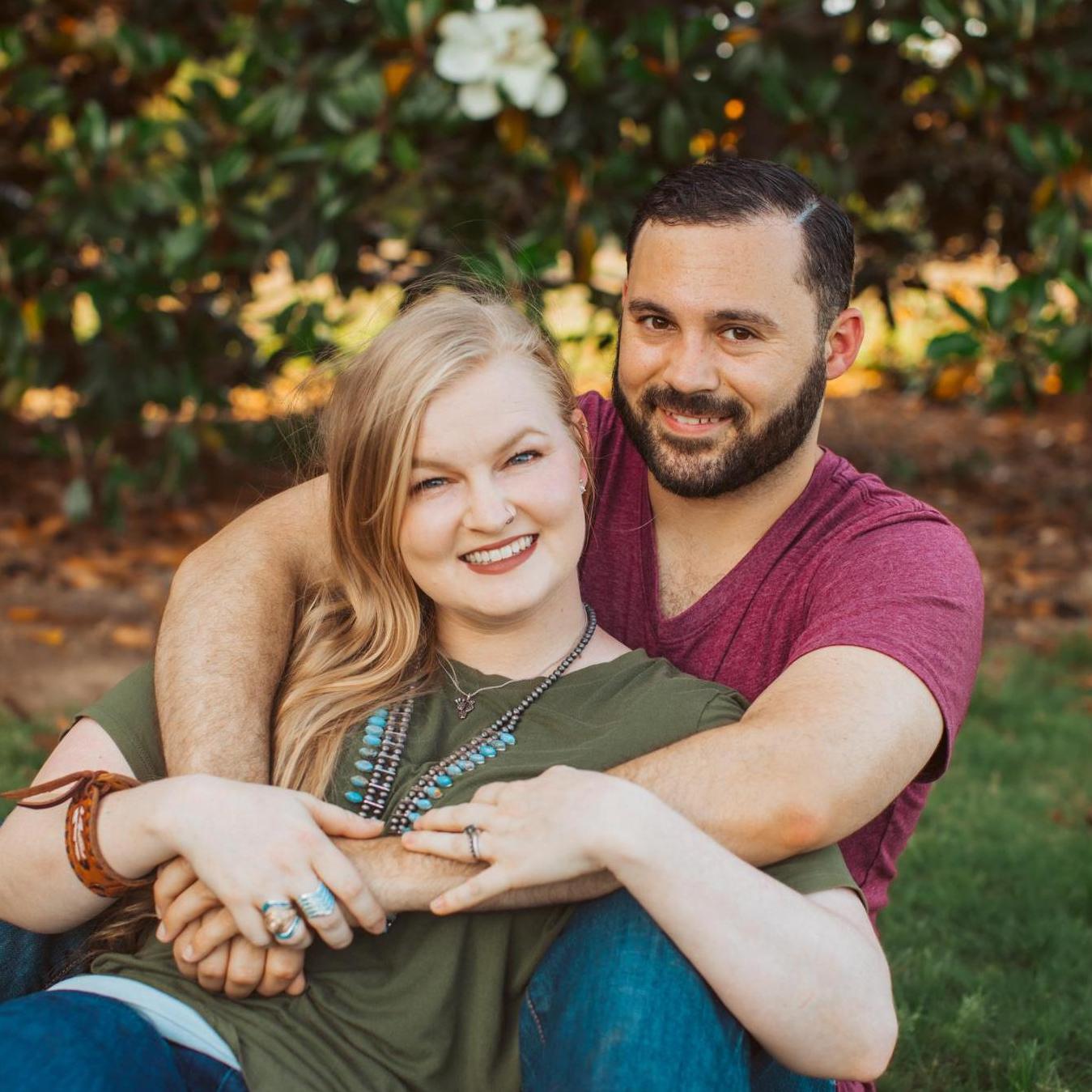 We had to get some photos with our furbaby, Zadie. She keeps us on our toes, so we played with her among the magnolias! Photos by: Allie Brodnax