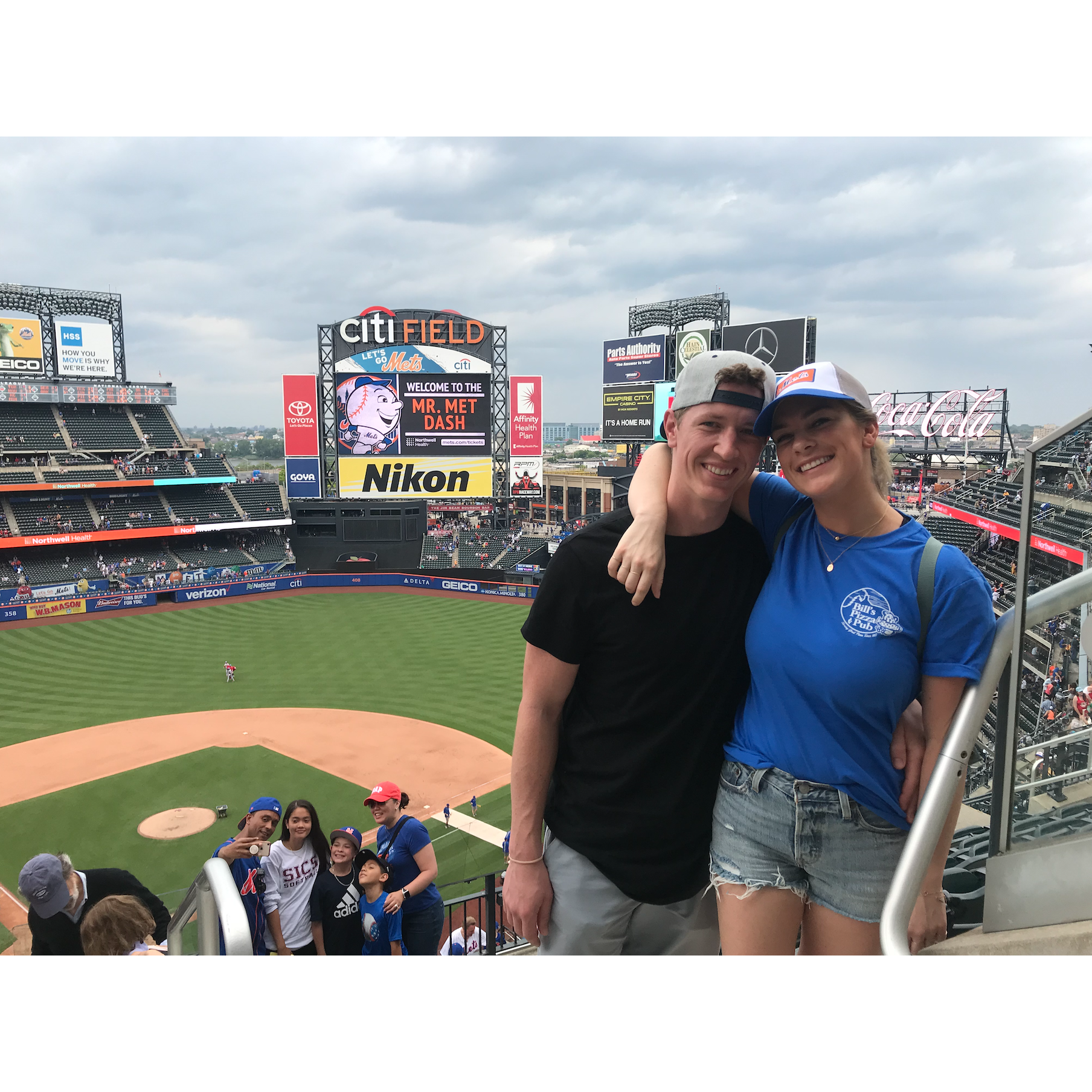 At Citi Field watching the Mets
