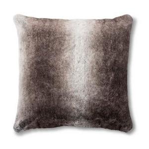Neutral Faux Fur Euro Pillow - Fieldcrest®