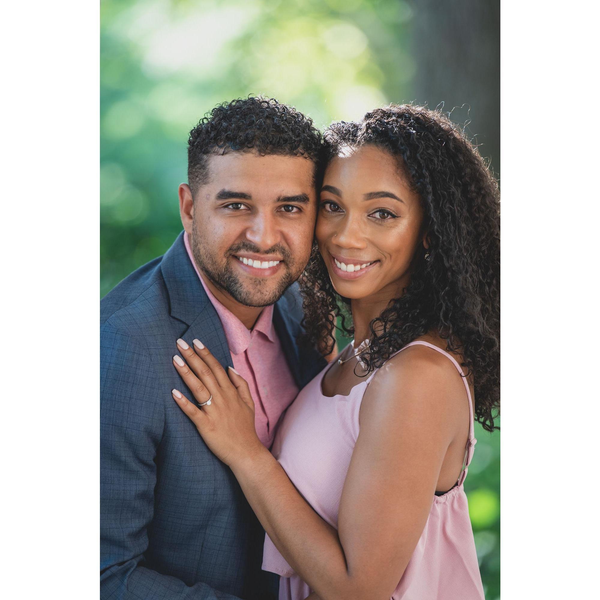 Engagement session at the Rodin Museum- July 2017