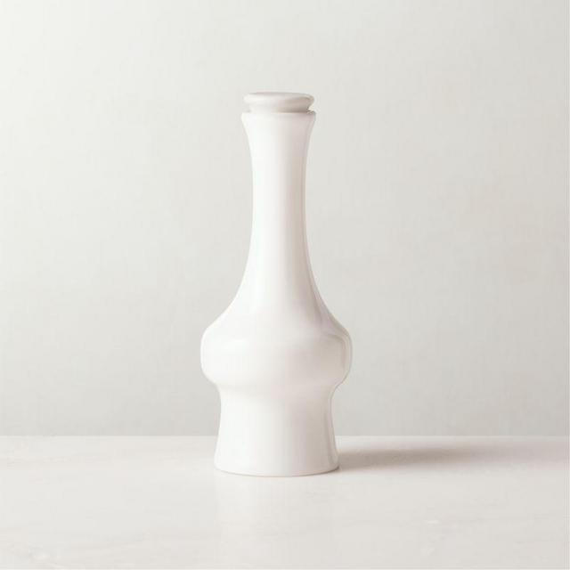 Contempri White Cruet for Olive Oil or Vinegar
