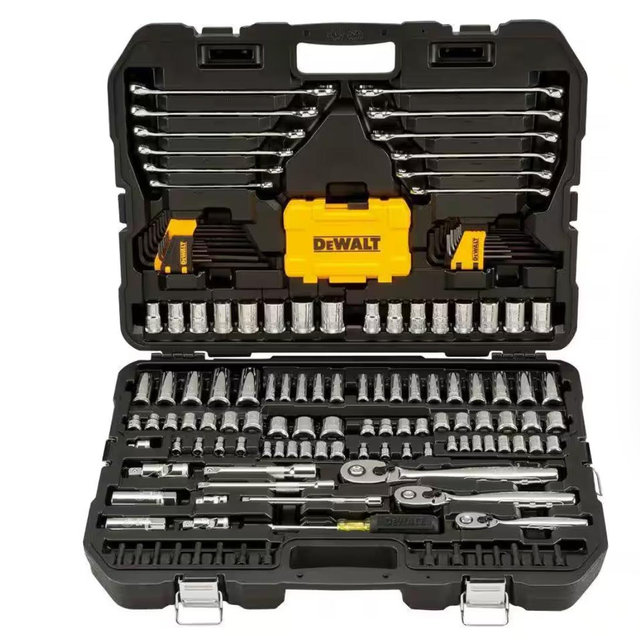 DEWALT - 1/4 in., 3/8 in. and ½ in. Drive Polished Chrome Mechanics Tool Set (168-Piece)