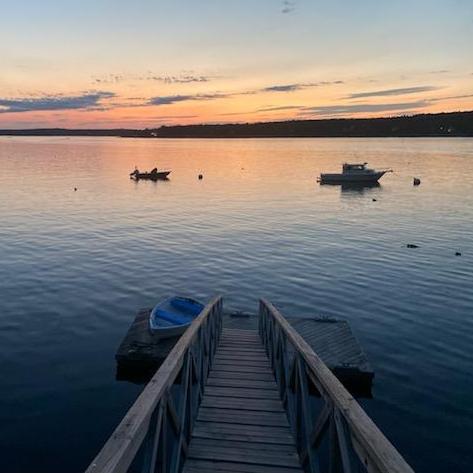 View of Linekin bay from my Aunts dock