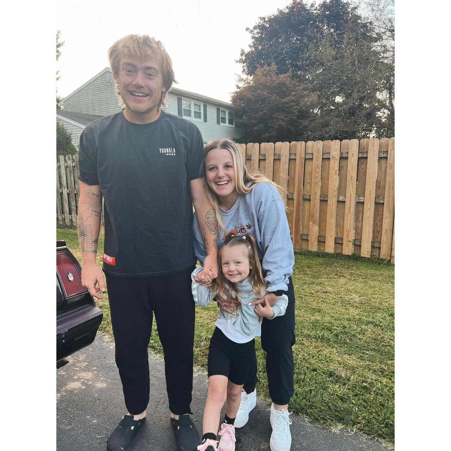 Our girls first day of school!