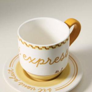 Café Violette Handpainted Stoneware Espresso Cup & Saucer