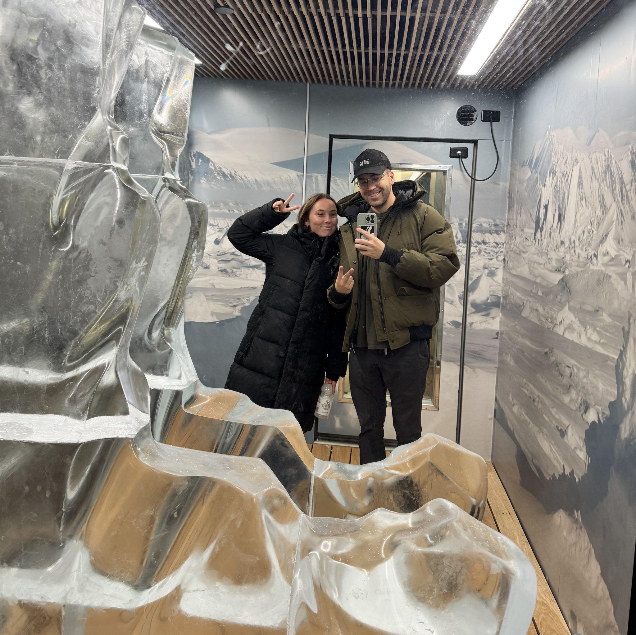 -10 F freezer room at Mall of America!