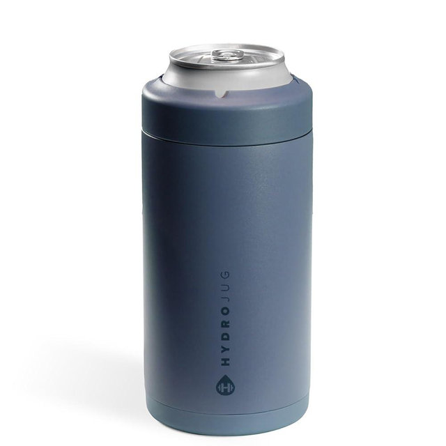 HydroJug Standard Can Cooler - 2-in-1 Insulated Can Cooler Cup - Stainless Steel Can Holder with Non-Slip Rubber Base - Screw-Top Lid - Dishwasher Safe - 16oz, Cascade
