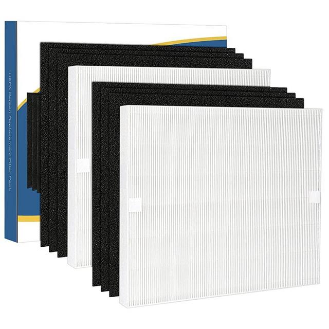 2 PACK AP-1512HH True HEPA Replacement Filters Compatible with Coway AP-1512HH 3304899 air Purifier AP1512HH AP1512, 2 HEPA and 6 Carbon Filters