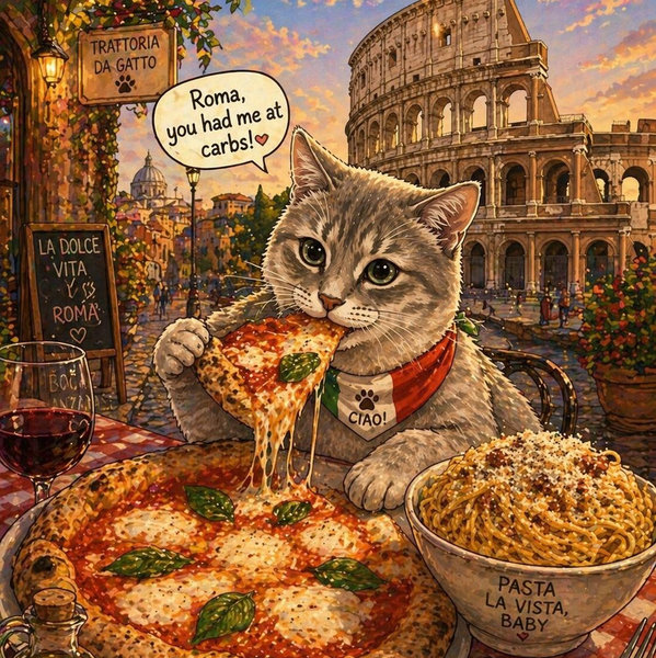 Dinner in Rome