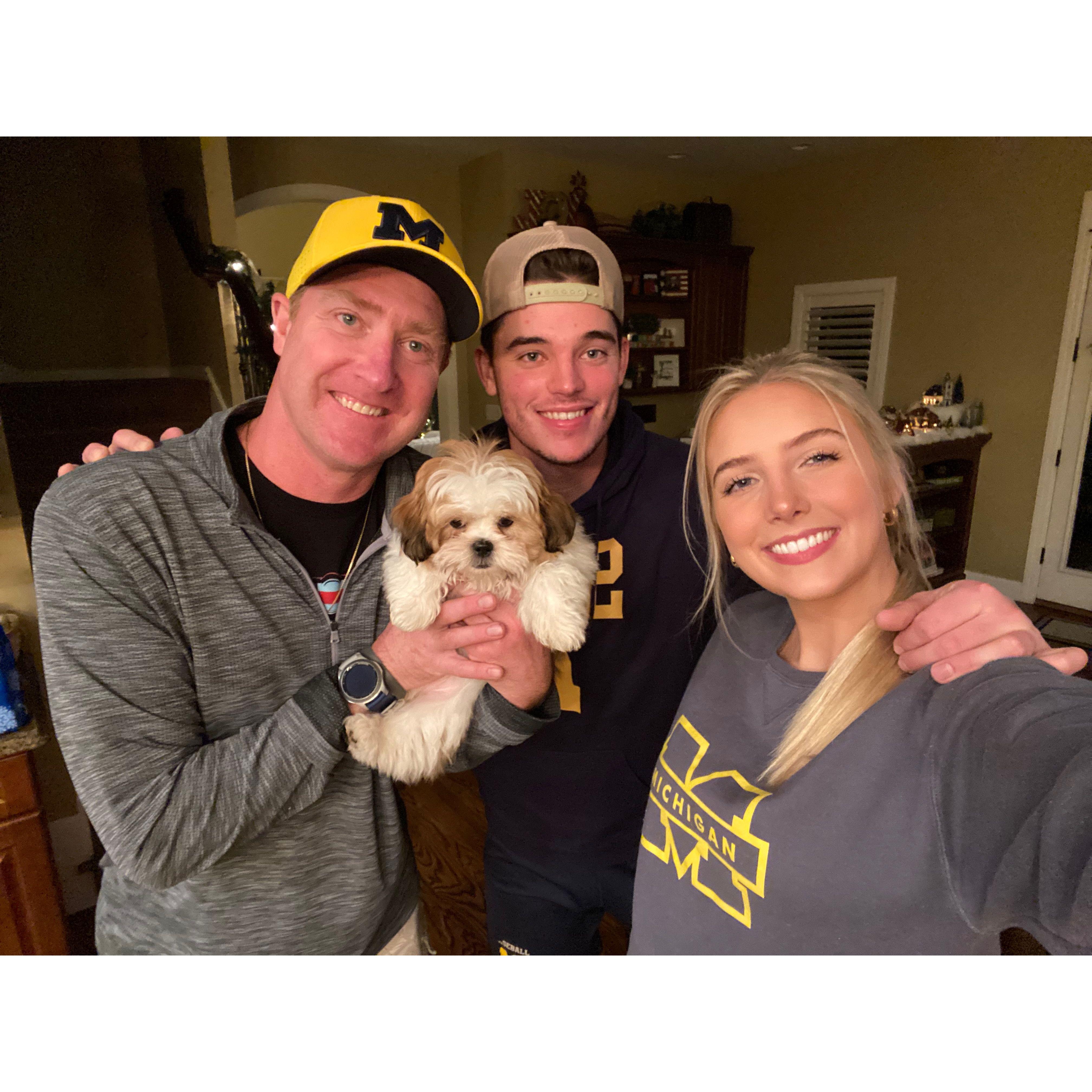 12/31/2021: New Years Eve watching Michigan football!