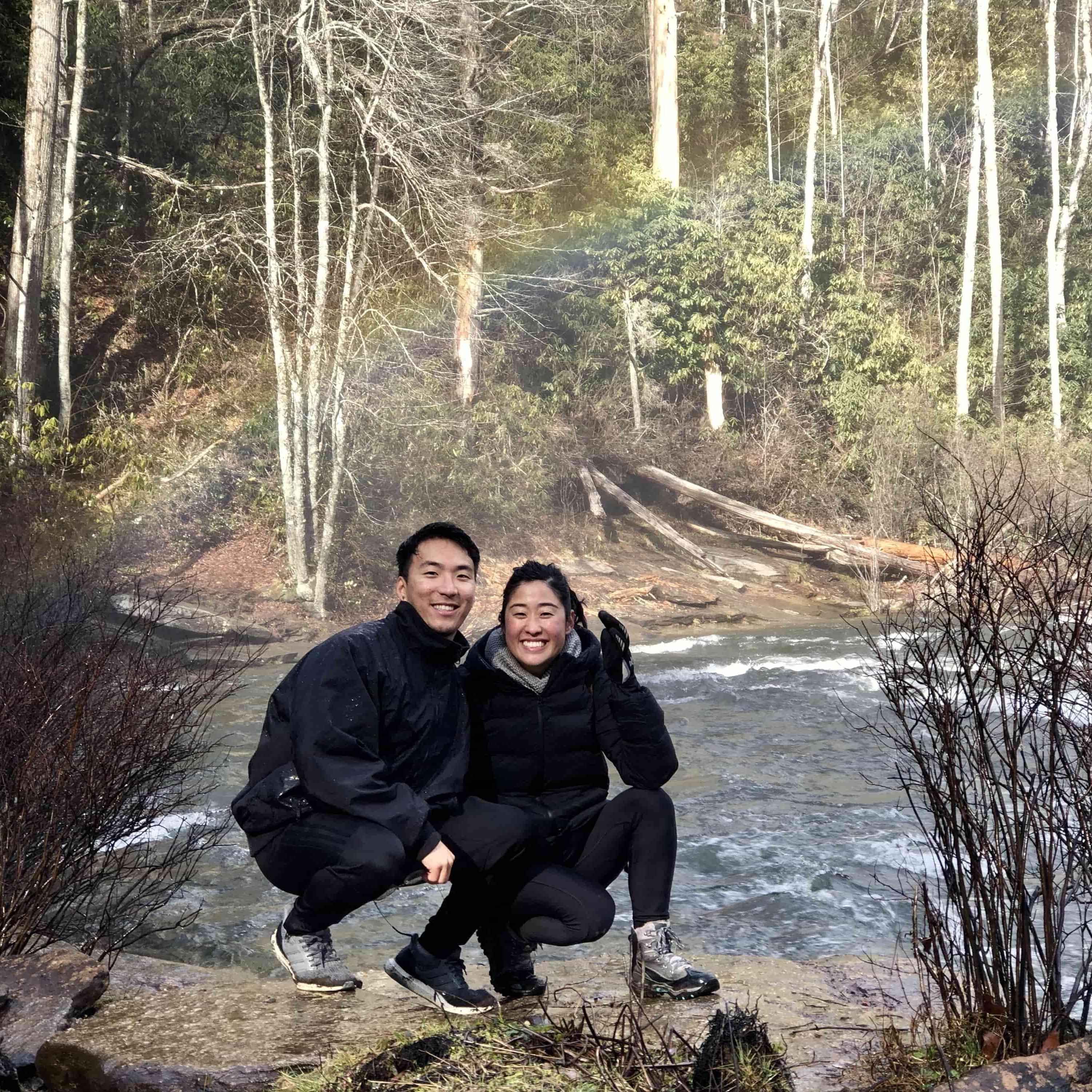 First trip with Joseph's family and friends in Asheville, N.C.