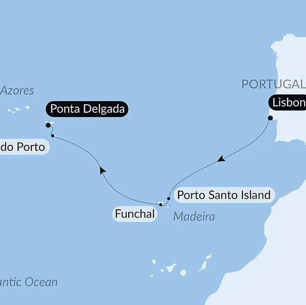Island hopping: flight between Madeira & the Azores