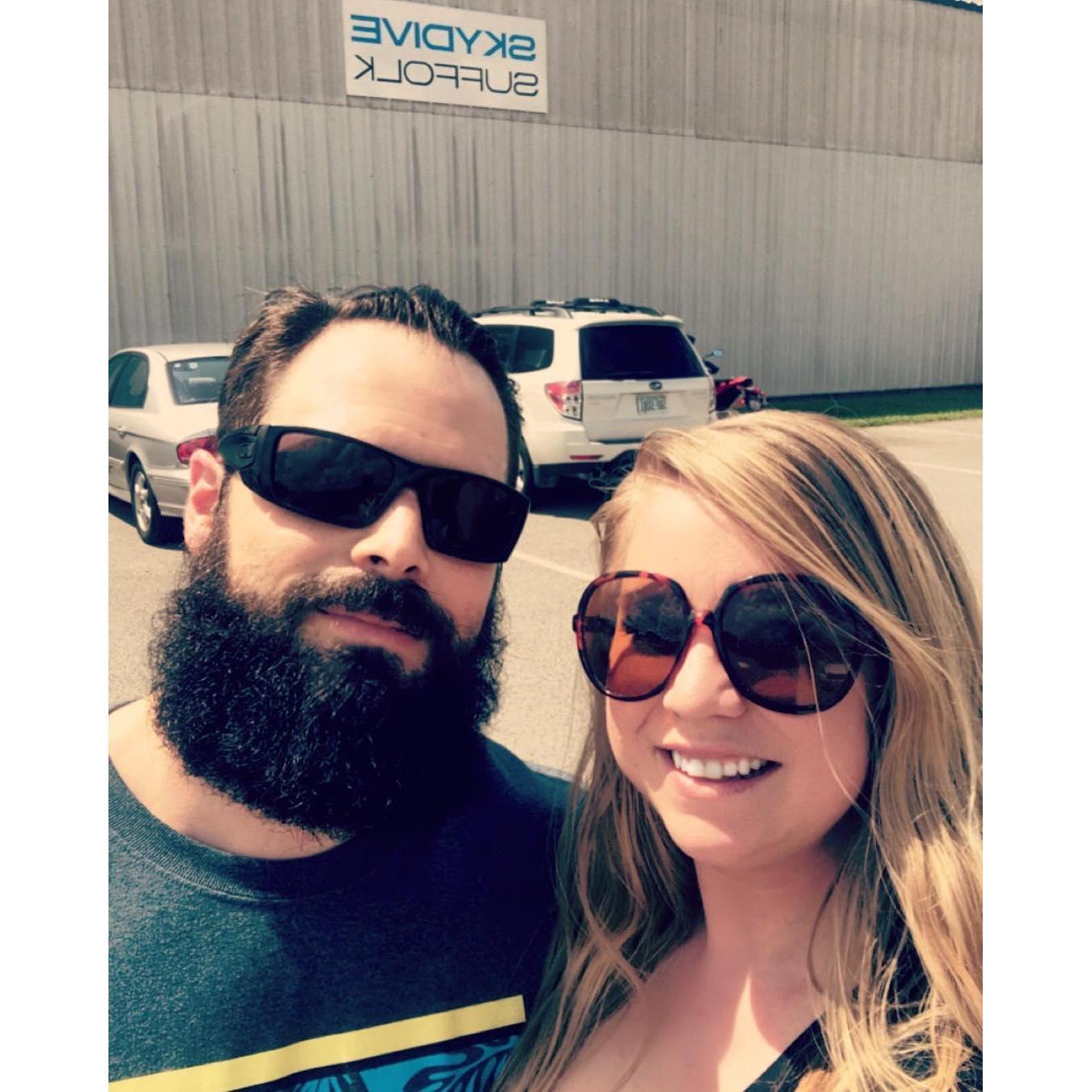 Skydiving for Matt's Birthday.