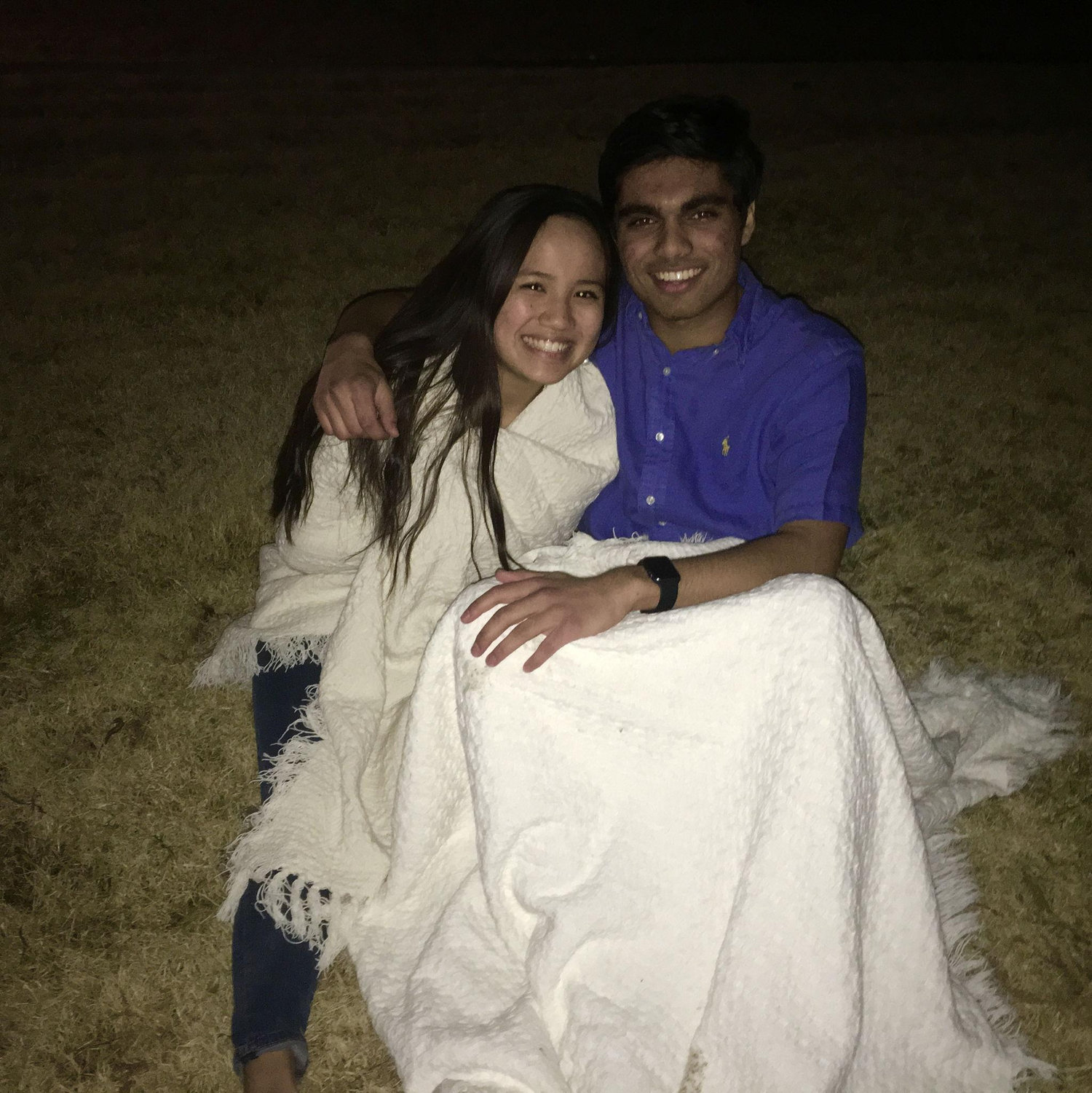February 2016: Our first photo together!