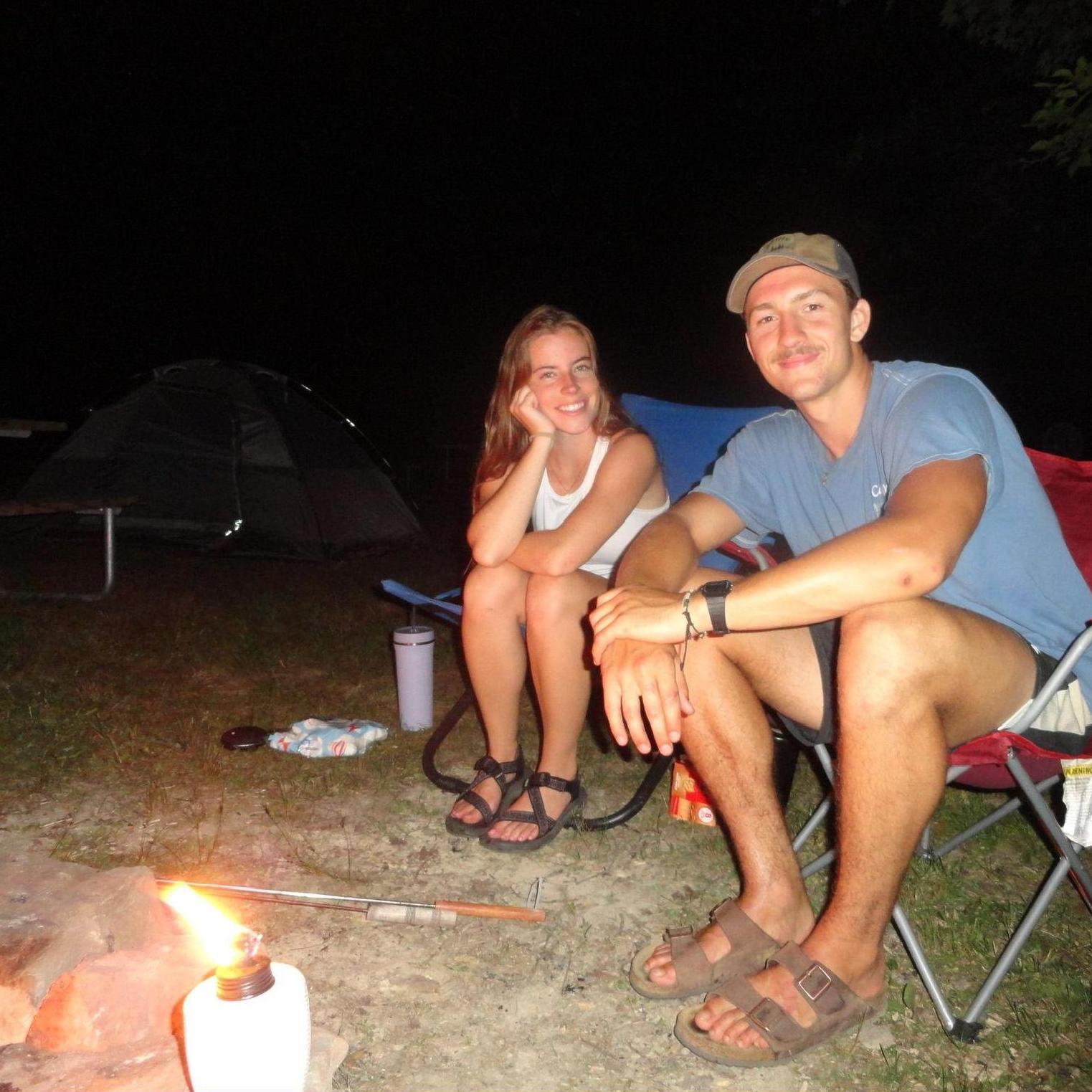 Last summer we traveled to Summersville Lake. Getting to share my love for camping with Kat and show her family some favorite spots was a lot of fun. - Jon