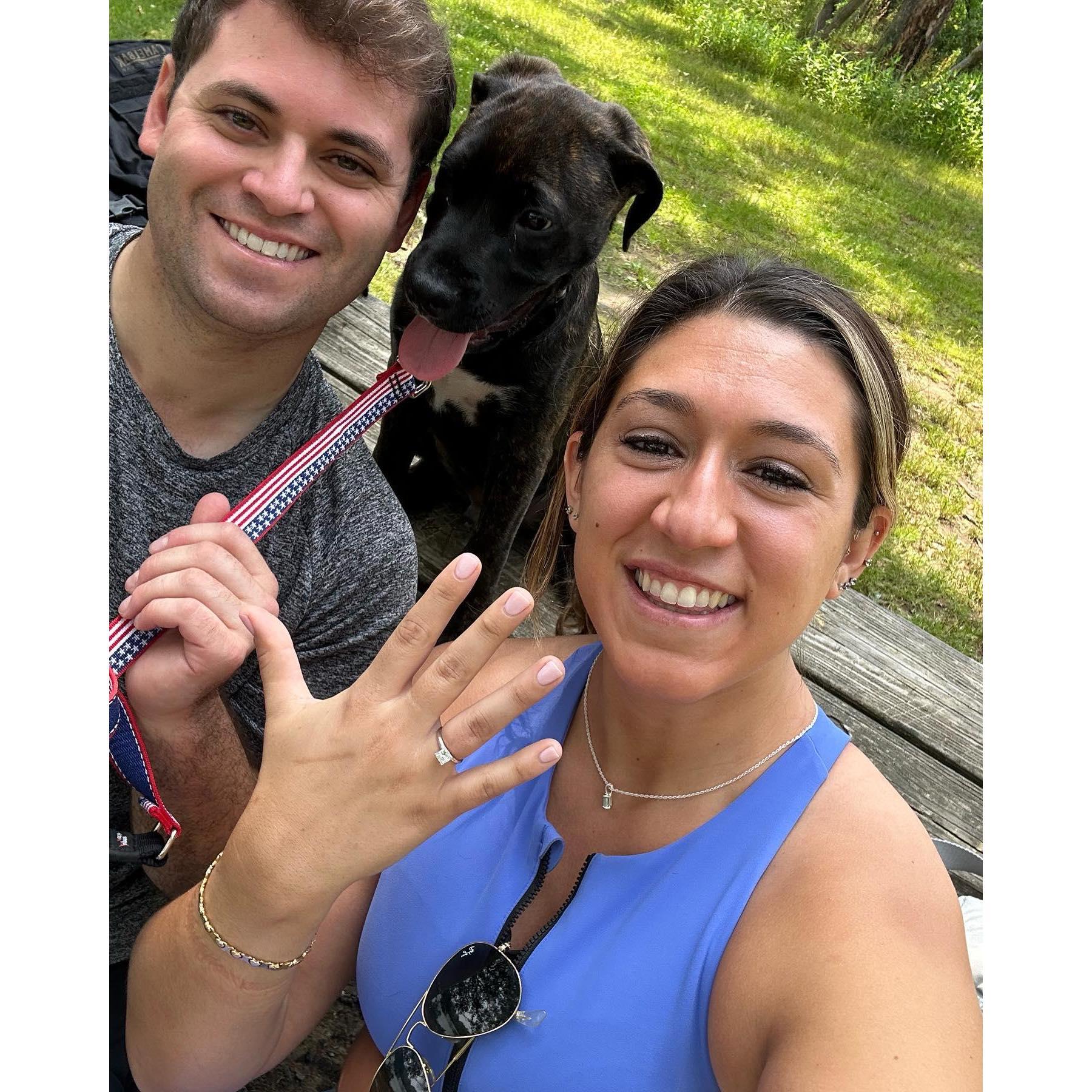 Engagement day with Jack! July 1st, 2023