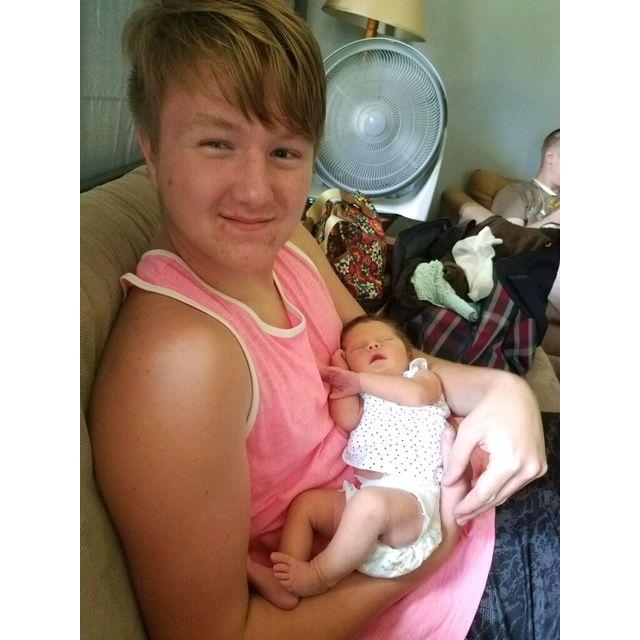 A niece was born