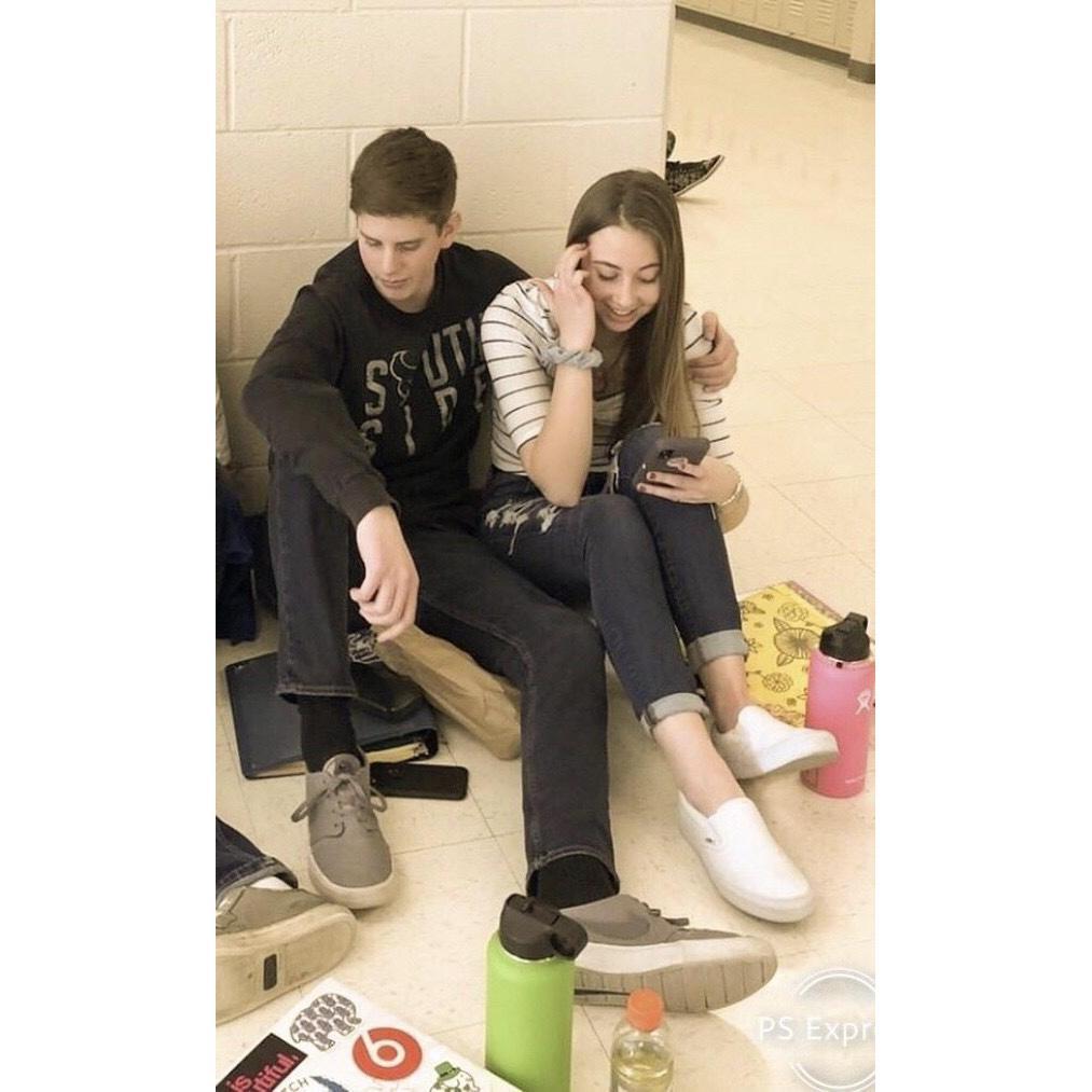 This was our first picture together when we first started dating!
