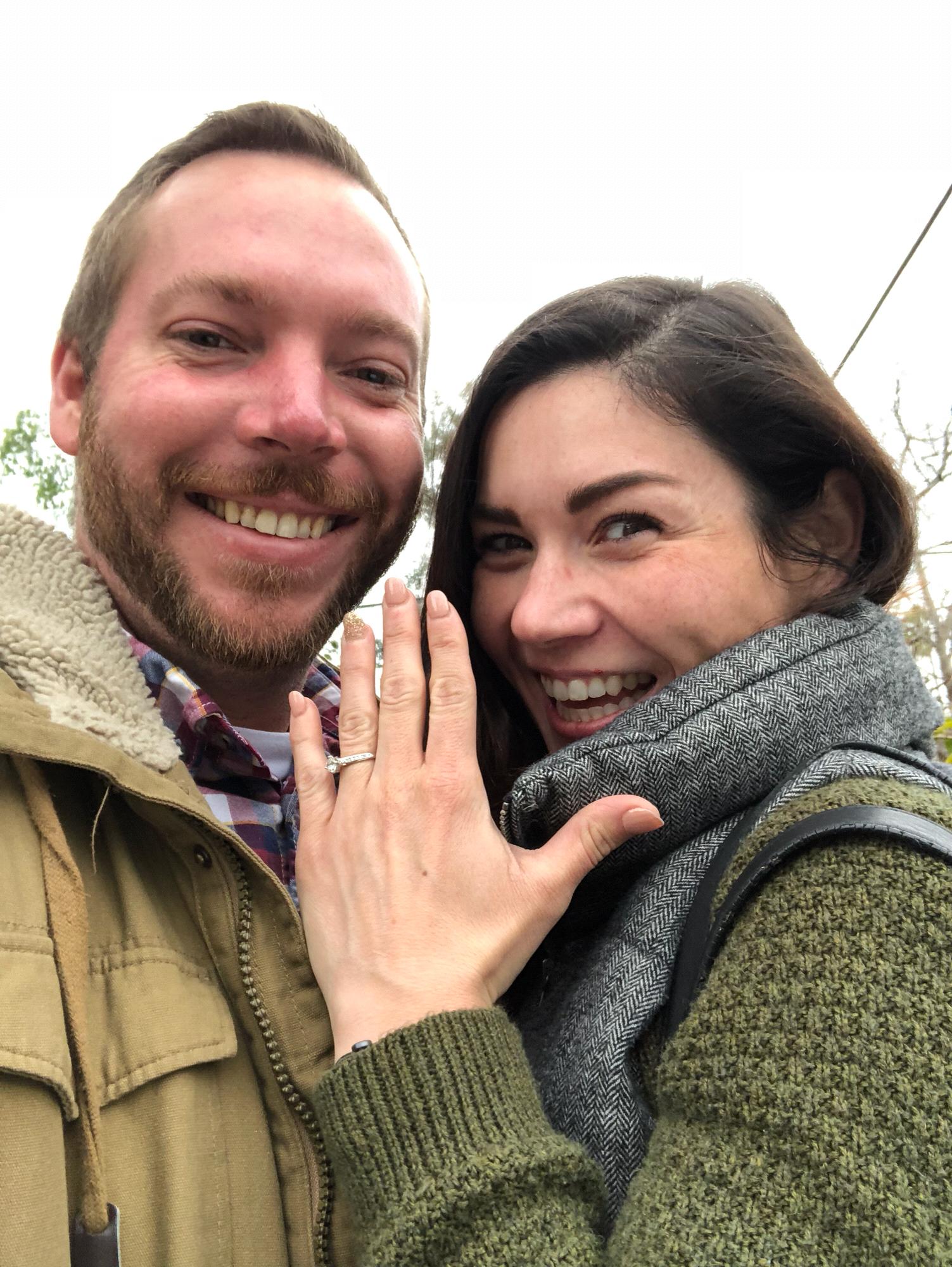 San Fernando Mission, March 3, 2018. Just after we were engaged!