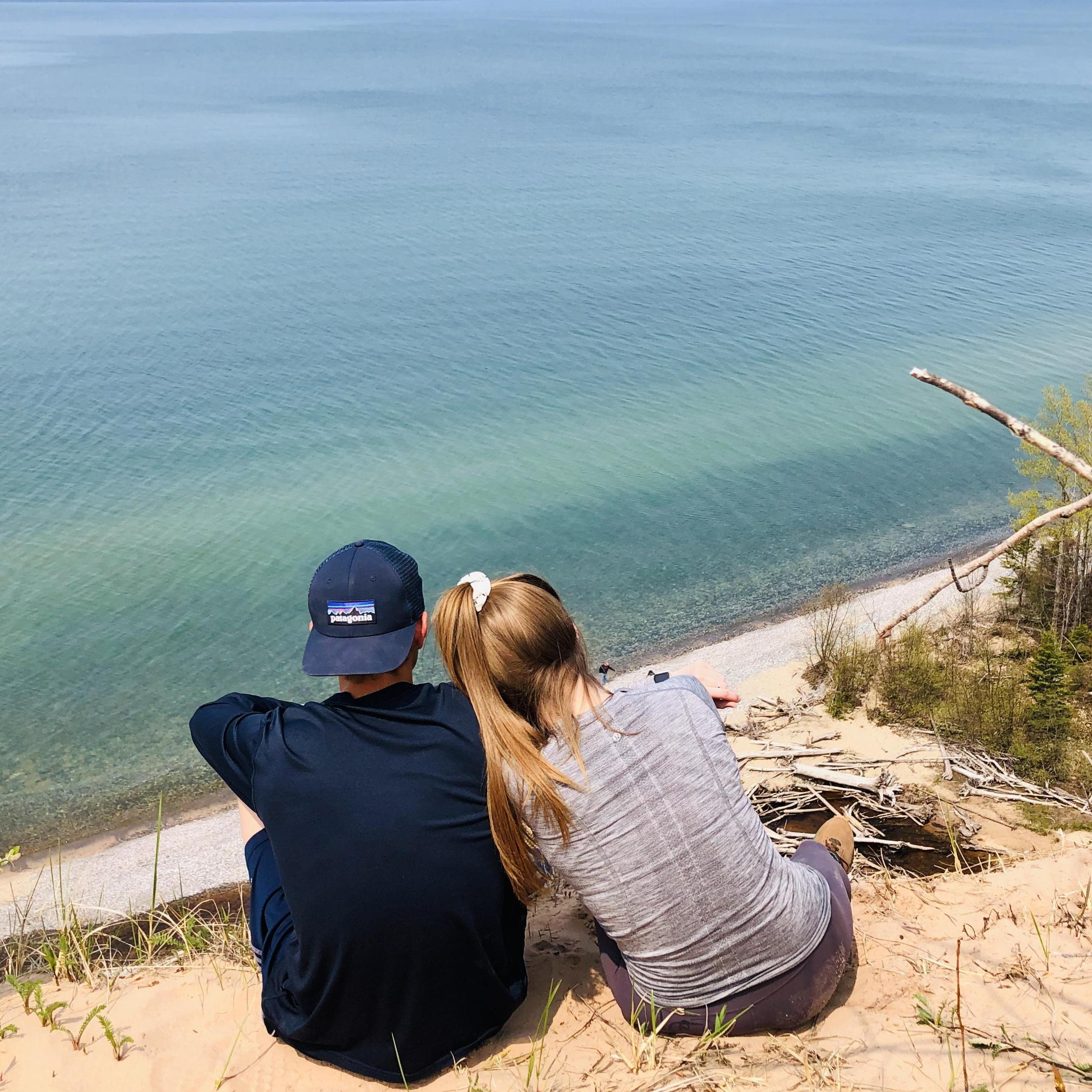 this was taken on the top of a sand dune in the upper peninsula, 2019