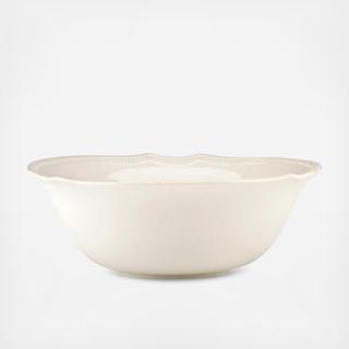 French Perle Bead Serving Bowl