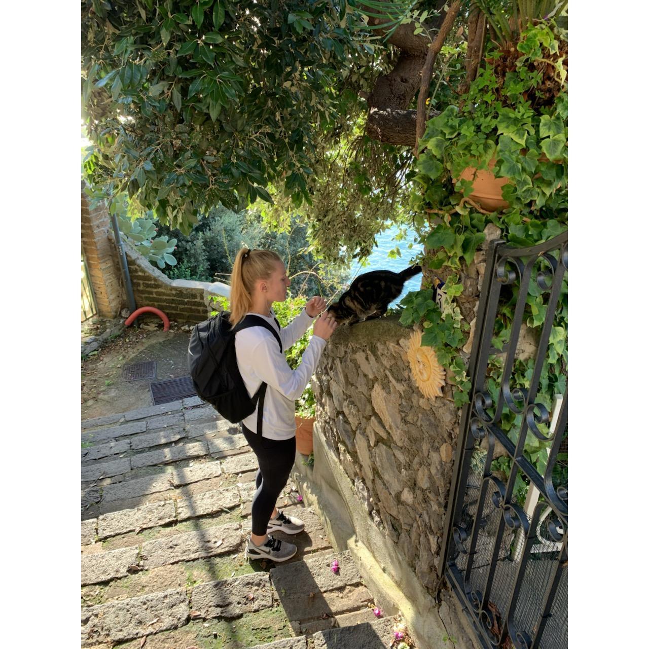 New friends in Positano