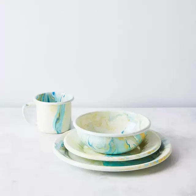 Bornn Multi-Color Enamel Dinnerware