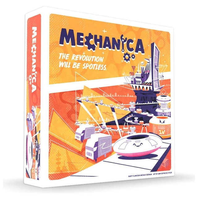 Mechanica - by Resonym - Board Game - Engine Building Game - Build The Best Cheeky Robot Factory - Ages 10+