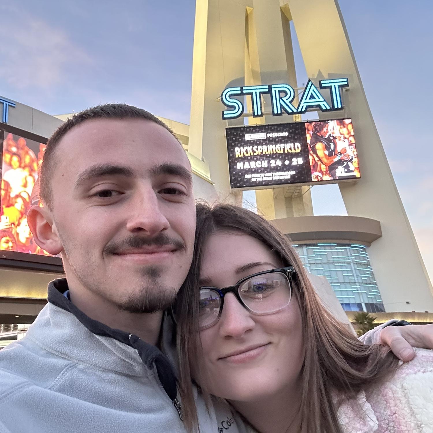 Vegas for a work trip for Lauren 2023