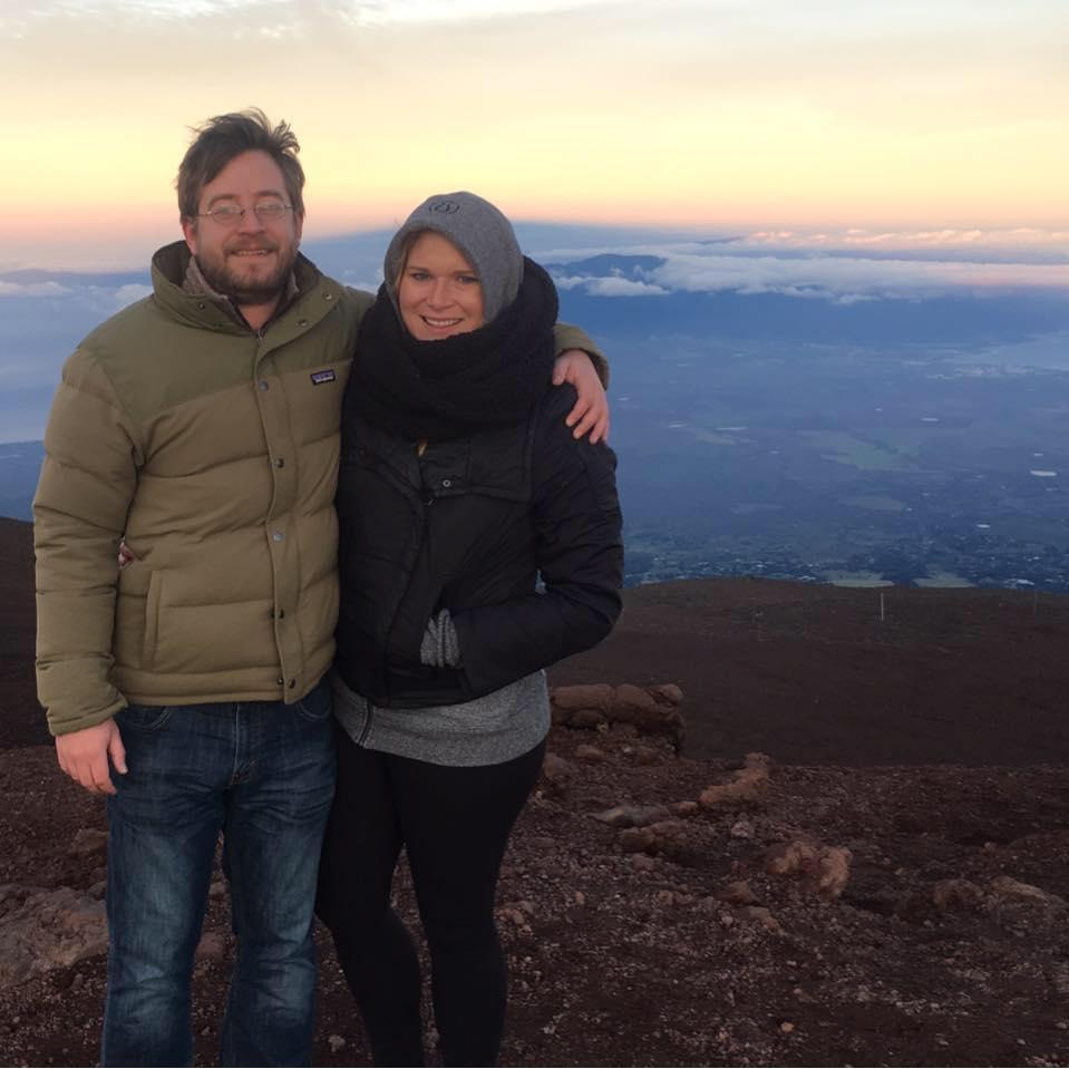 On top of Haleakala during our first trip to Maui. (December 2016)