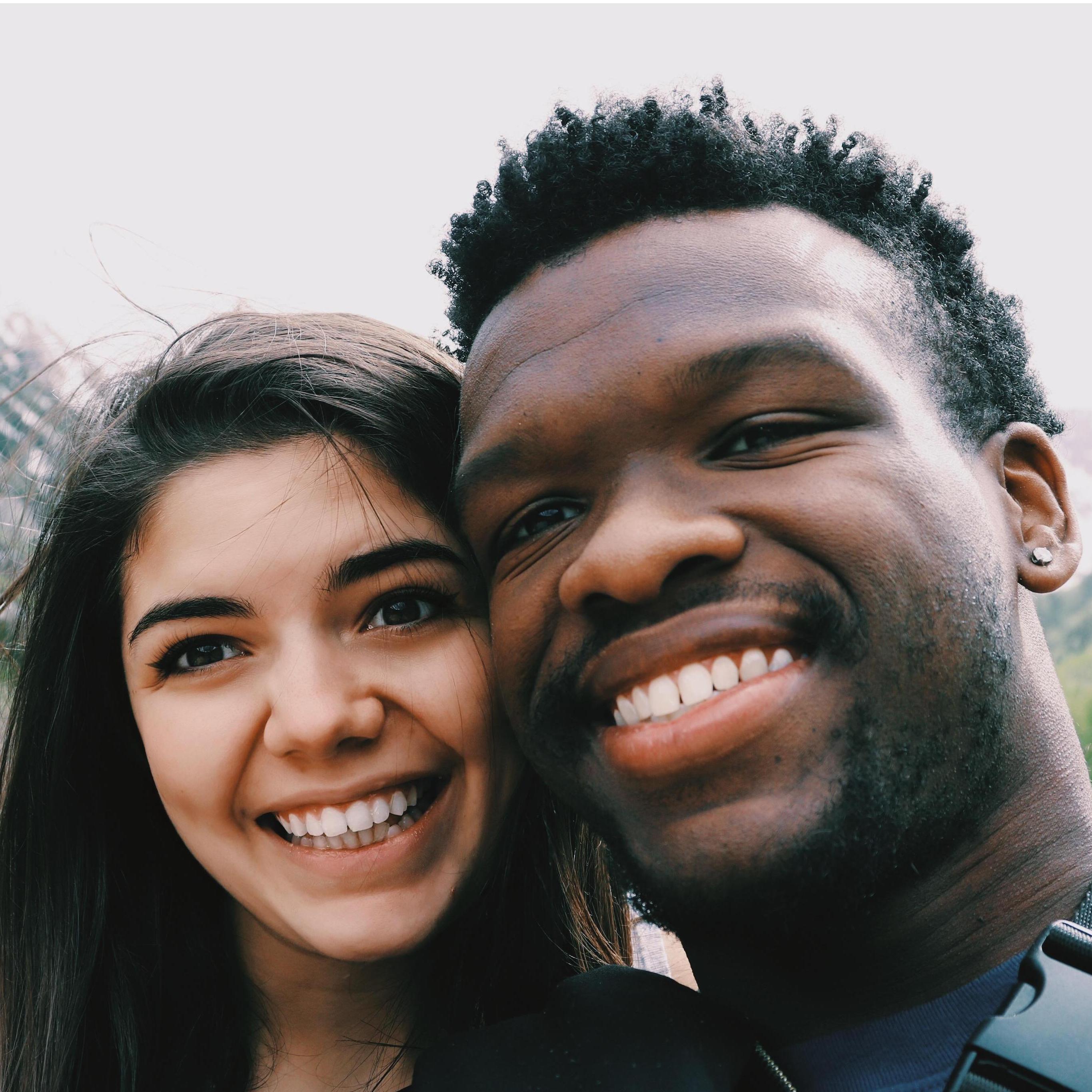 Yall! We did it! This is the first picture when we were actually boyfriend and girlfriend!! EEEK!