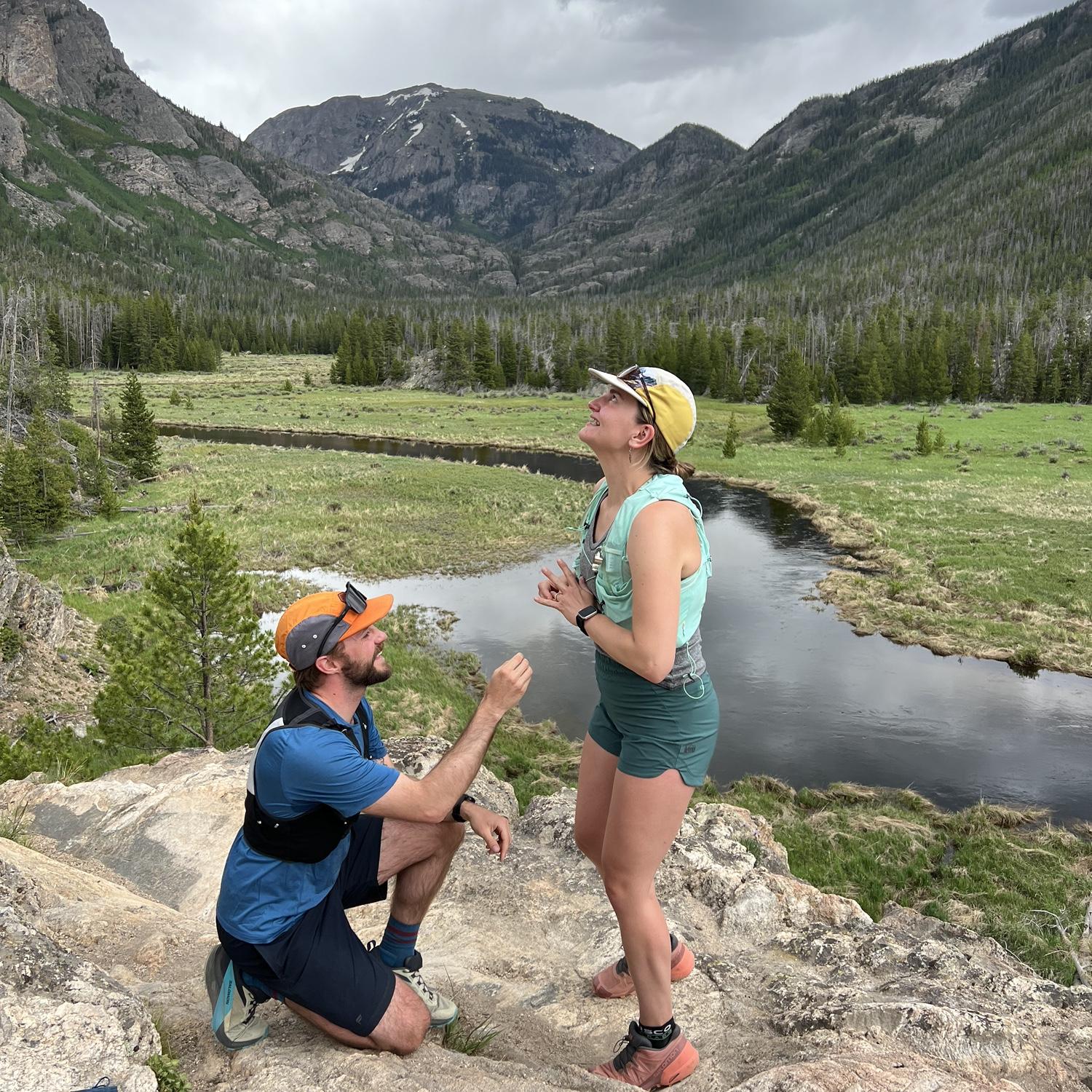 Blake proposed with his grandma's ring - and it fit!