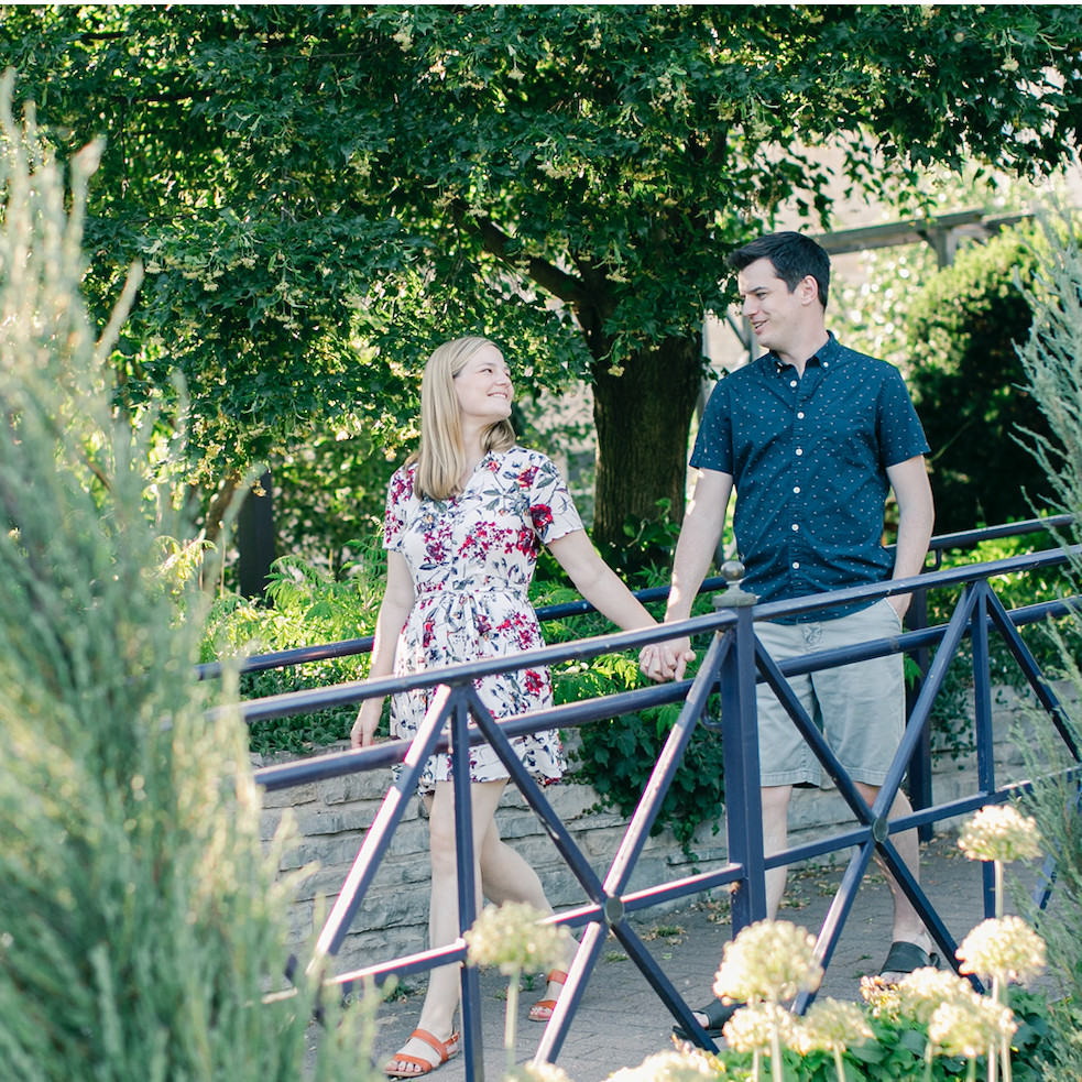 Just a casual couples' stroll