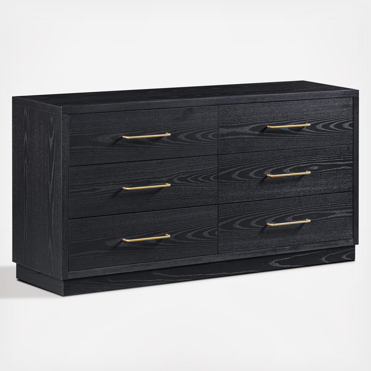 Marlow 6-Drawer Wood Dresser