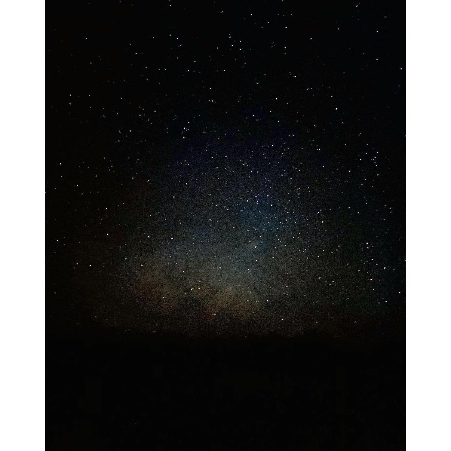 The first time we star gazed and realized our shared obsession with the universe