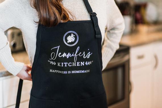 Personalized Aprons, New Homeowner Gift, Housewarming Gift, Apron for Women Personalized
