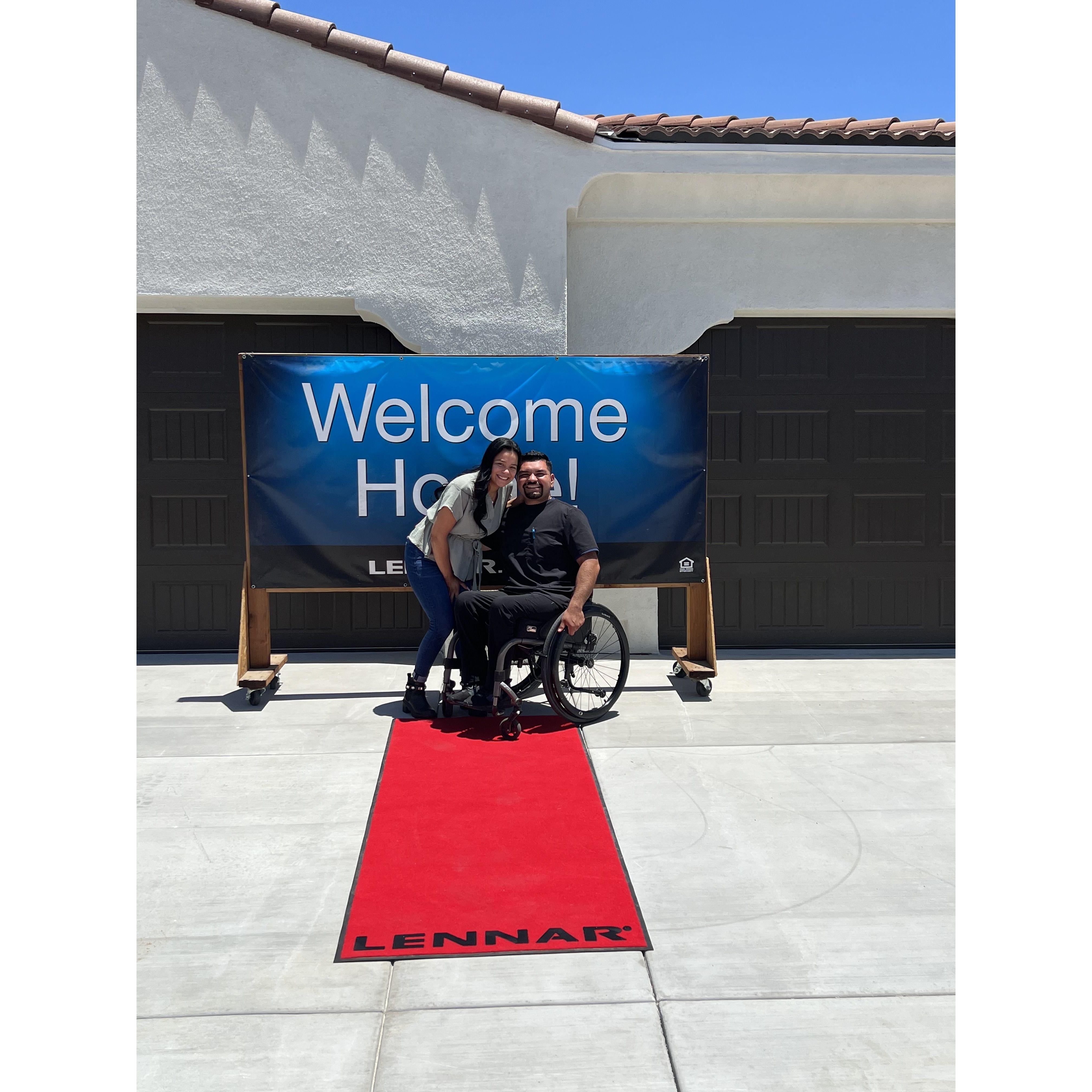 We bought our first home together!