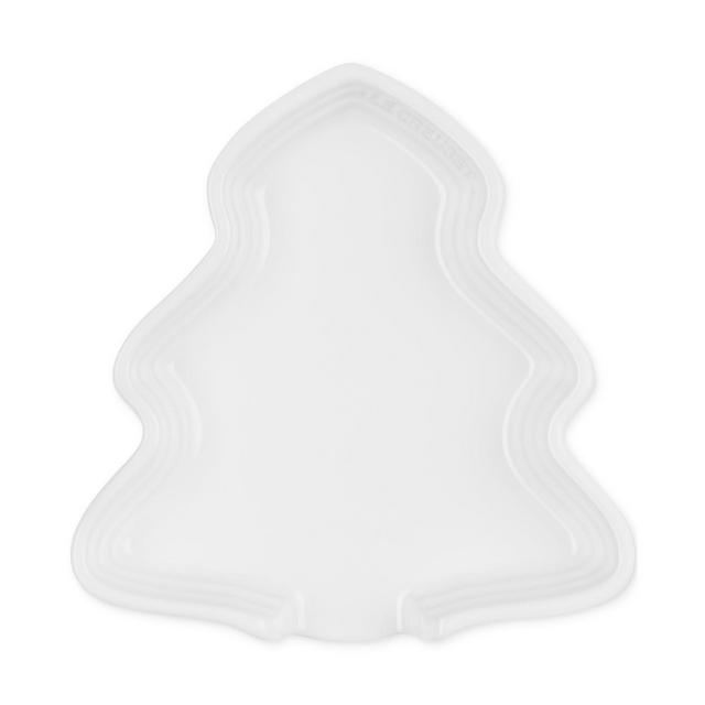 Le Creuset Stoneware Noël Holiday Tree Spoon Rest 5.5 in.