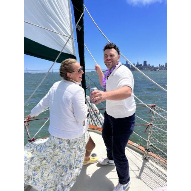 A birthday boat celebration for Megan
