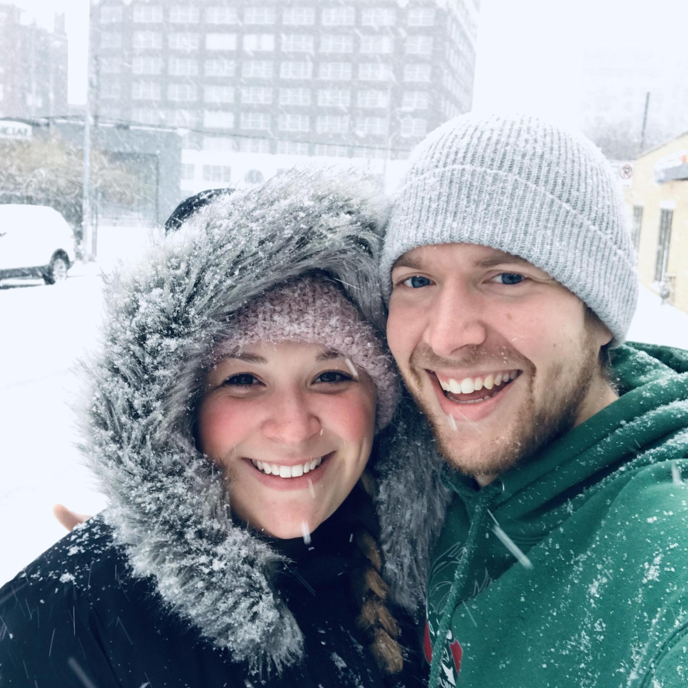 Snow walk. December 2019