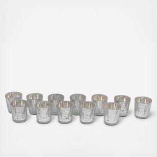 Glass Votive, Set of 12