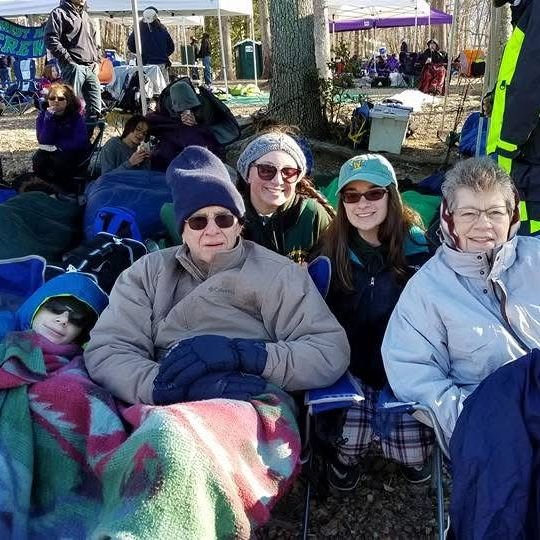 Ash with Hailee, Grandma, Daniel, and her late Grandpa; Vernon at a regatta in high school!
