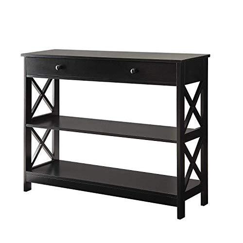 Convenience Concepts Oxford 1-Drawer Console Table, Black