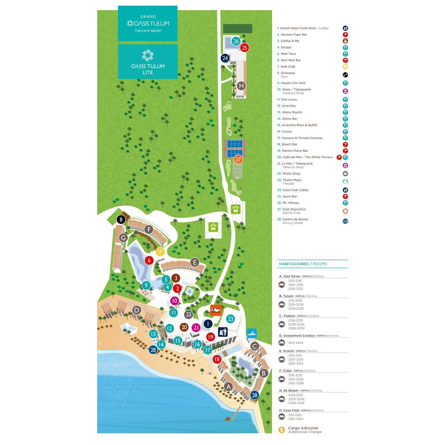 A  Sunscape Akumal Beach Resort & Spa map