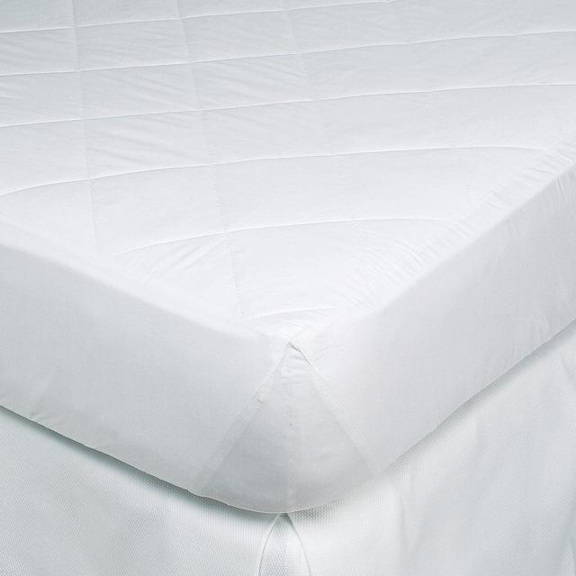 King Cotton Mattress Pad																																																																			White
