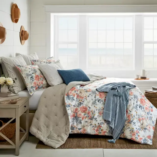 Bee & Willow™ Home Vintage Rose 3-Piece King Comforter Set
